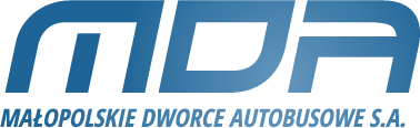 MDA Napis: MDA Małopolskie Dworce Autobusowe S.A.